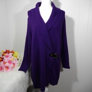 Lauren Ralph Lauren cardigan wrap sweater size 1X